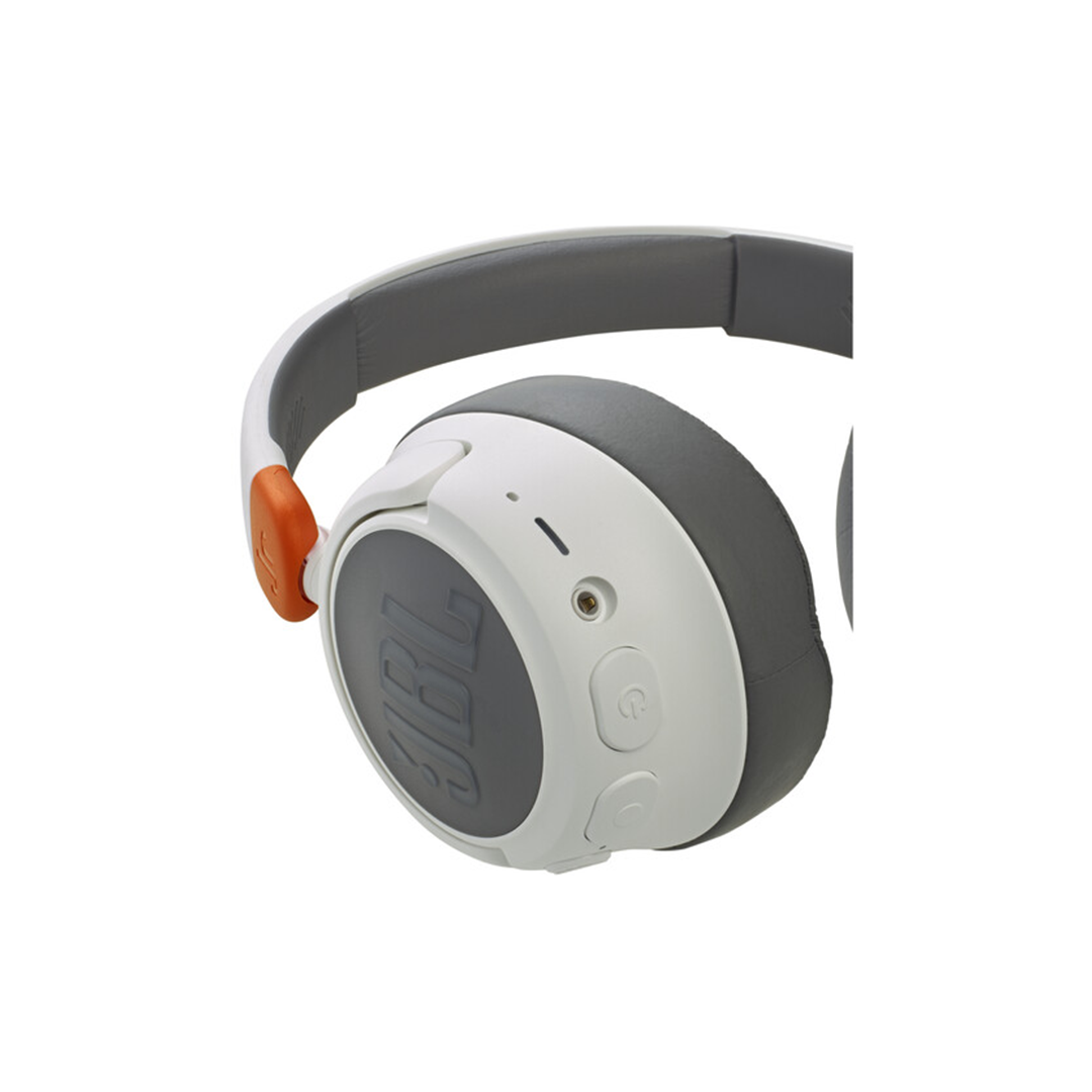 JBL JR 460NC Noise-Canceling Wireless Over-Ear Kids Headphones - White JBL JR 460NC Noise-Canceling Wireless Over-Ear Kids Headphones - White
